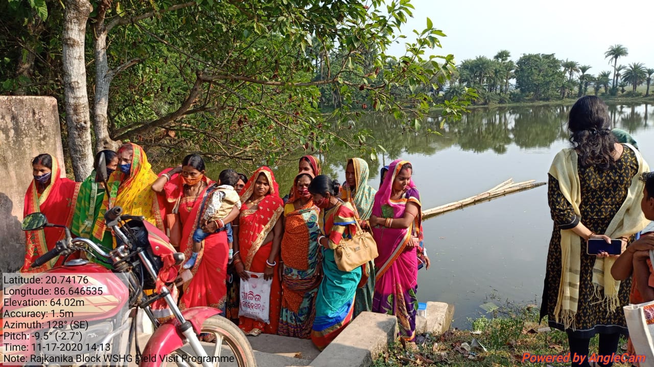 pratical traing at pond Rajkanika